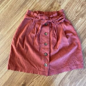Hollister Ultra High Rise Button Front Skirt XS